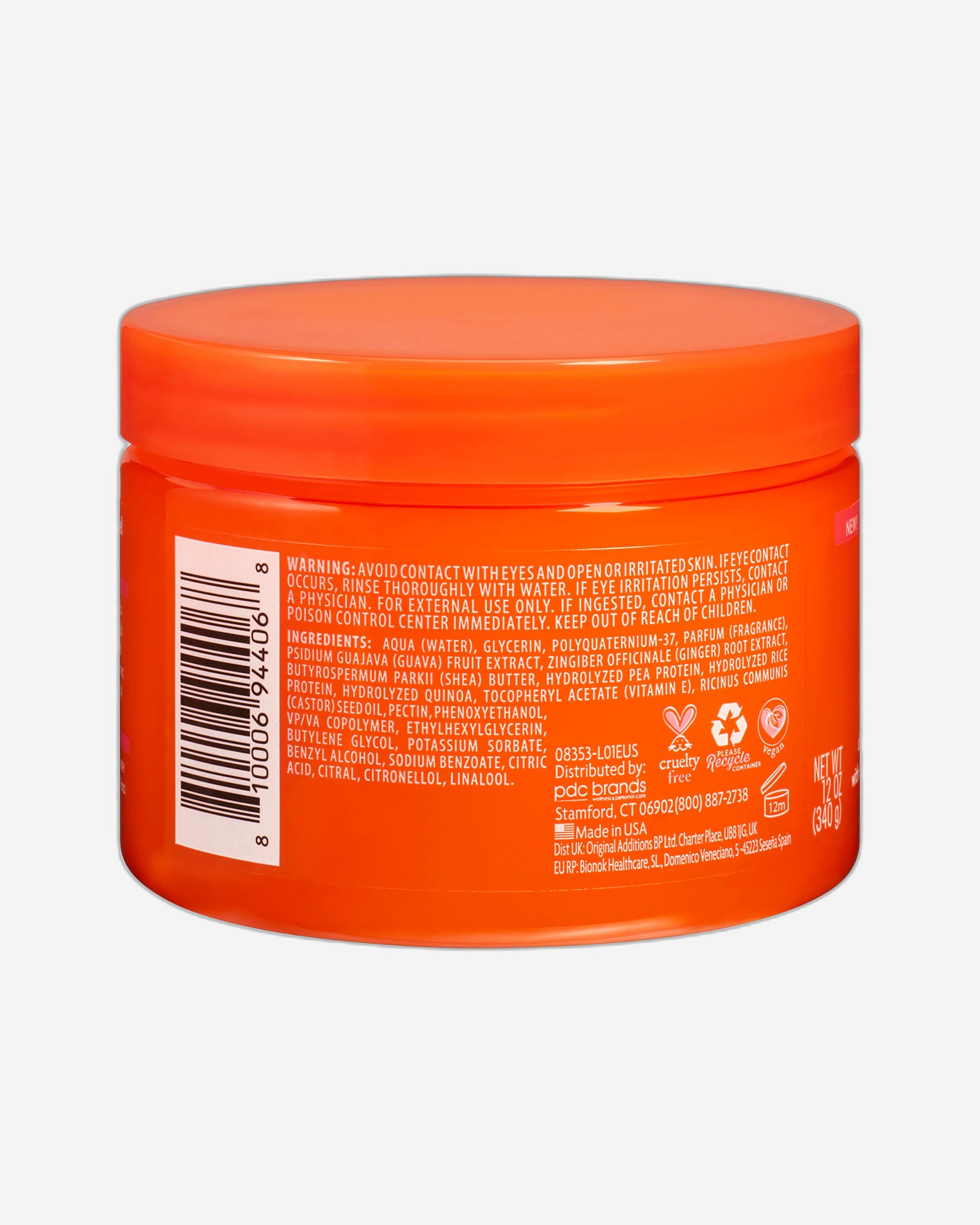 جل كريم تقوية الشعر المجعد بالجوافة من كانتو 340 جرام