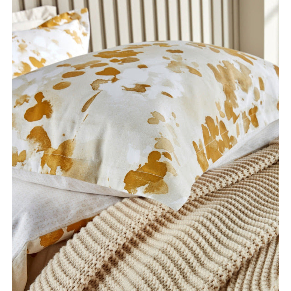 وسائد كريستي "علامات الحبر" 30×45 سم - ذهبي