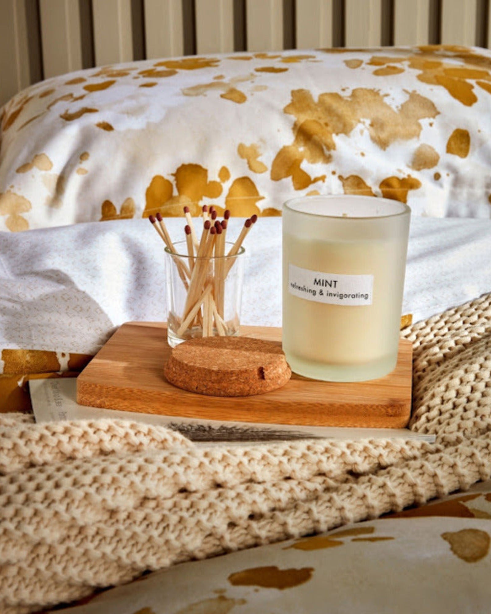 وسائد كريستي "علامات الحبر" 30×45 سم - ذهبي