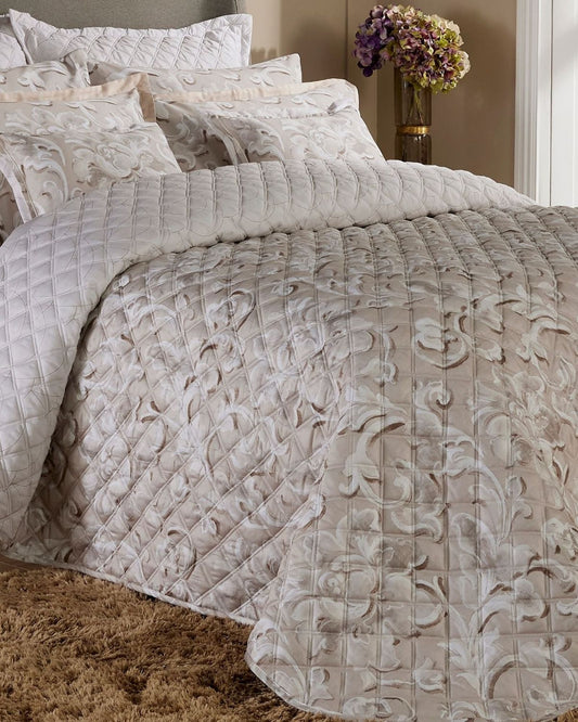 طقم أغطية سرير كريستي "كومو" باللون الحجري