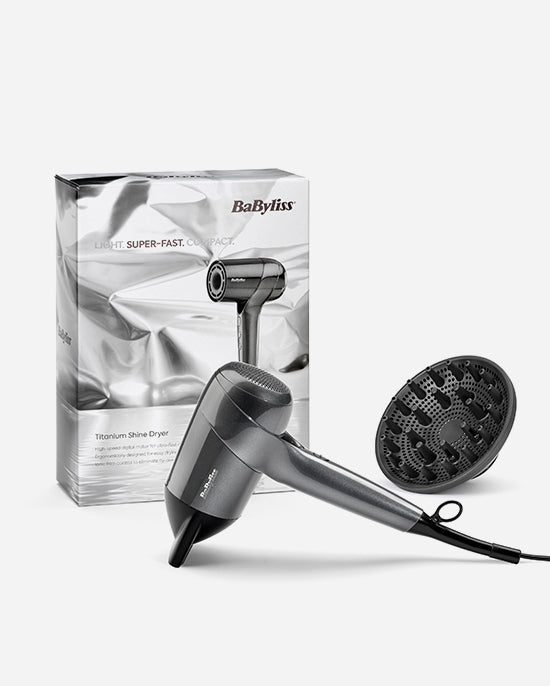BaByliss Titanium Shine Hair Dryer with Diffuser