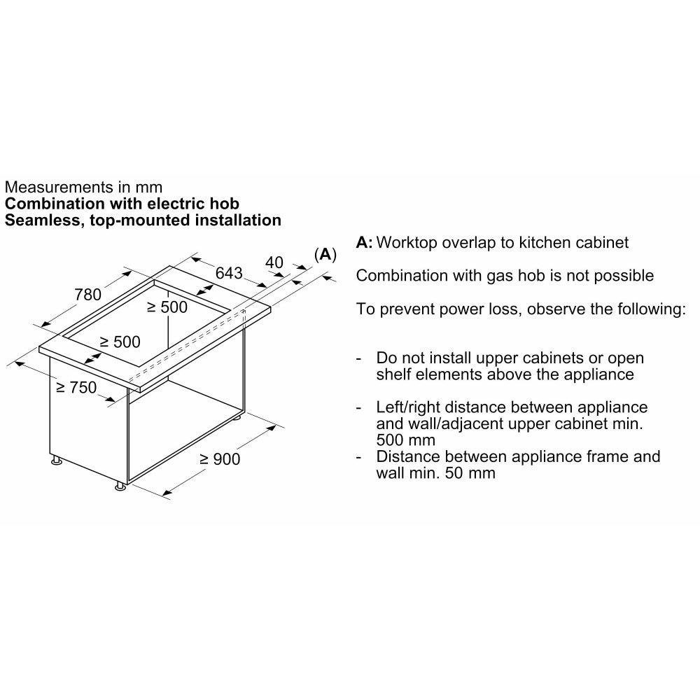 شفاط بوش من السلسلة 8 مقاس 80 سم، زجاج شفاف