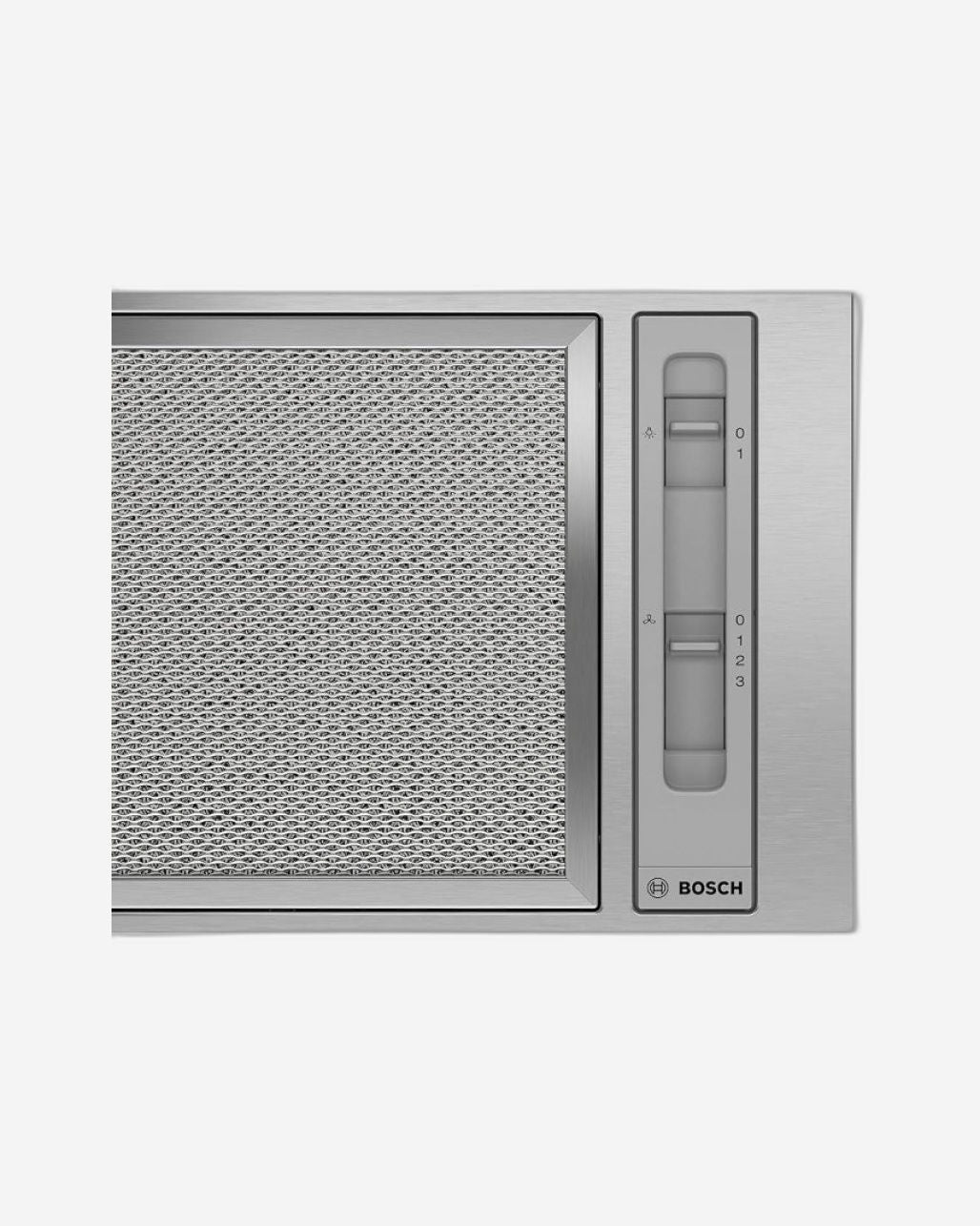 بوش، شفاط طباخ مدمج بمظلة، ٥٣ سم، تشغيل صامت، إضاءة LED، ٣ سرعات، فلتر دهون معدني - DLN53AA50B ستانلس ستيل