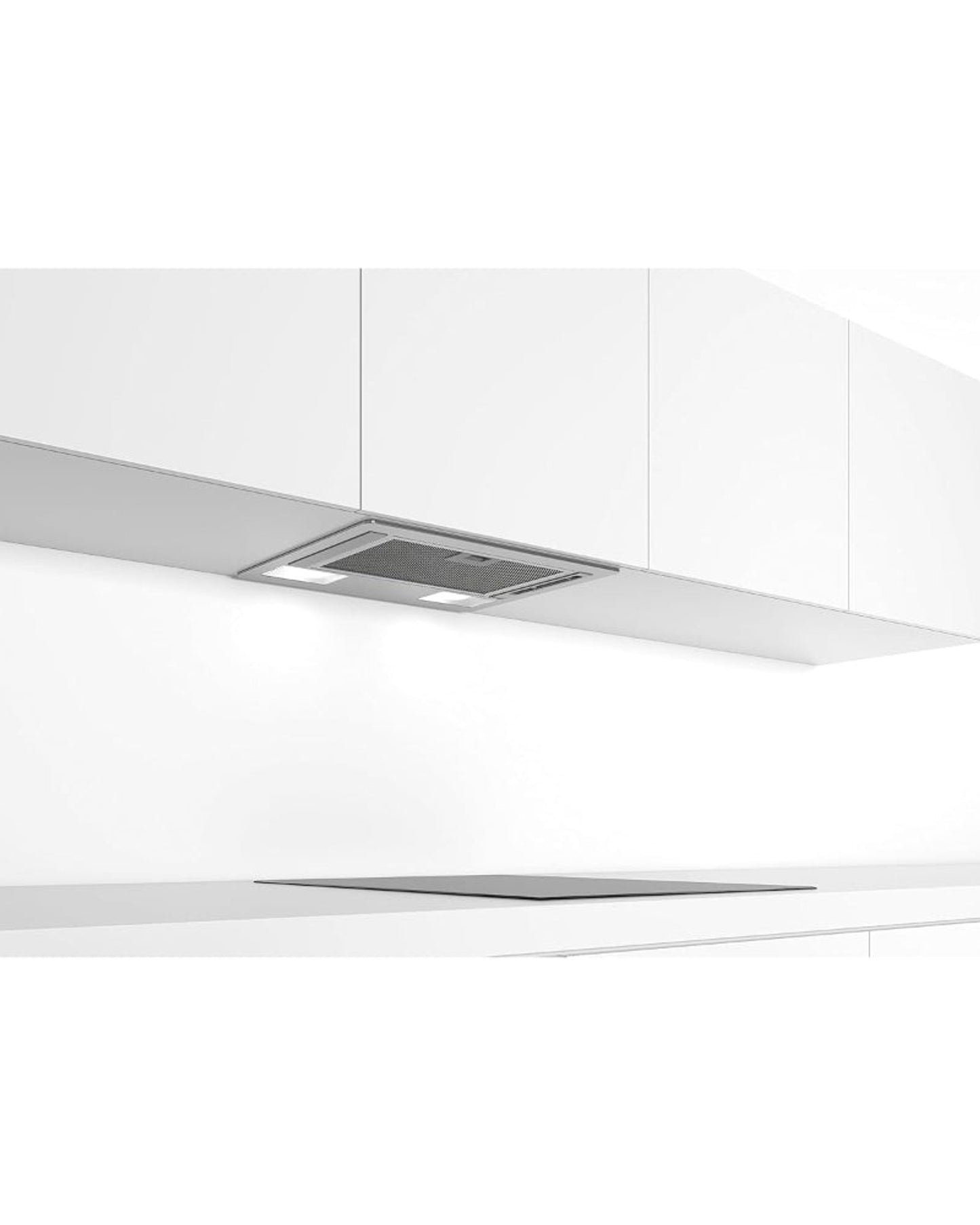 بوش، شفاط طباخ مدمج بمظلة، ٥٣ سم، تشغيل صامت، إضاءة LED، ٣ سرعات، فلتر دهون معدني - DLN53AA50B ستانلس ستيل