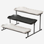 Shallow 3-Tier Porcelain Serving Stand