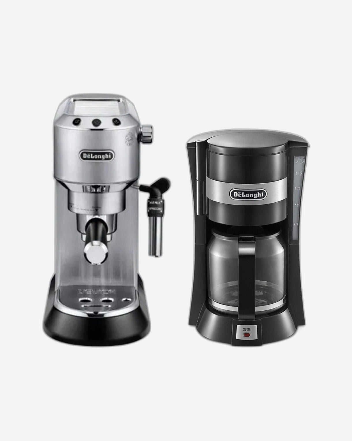 ديلونجي ديديكا آرتي بامب إسبريسو + ماكينة صنع القهوة المفلترة مجانًا