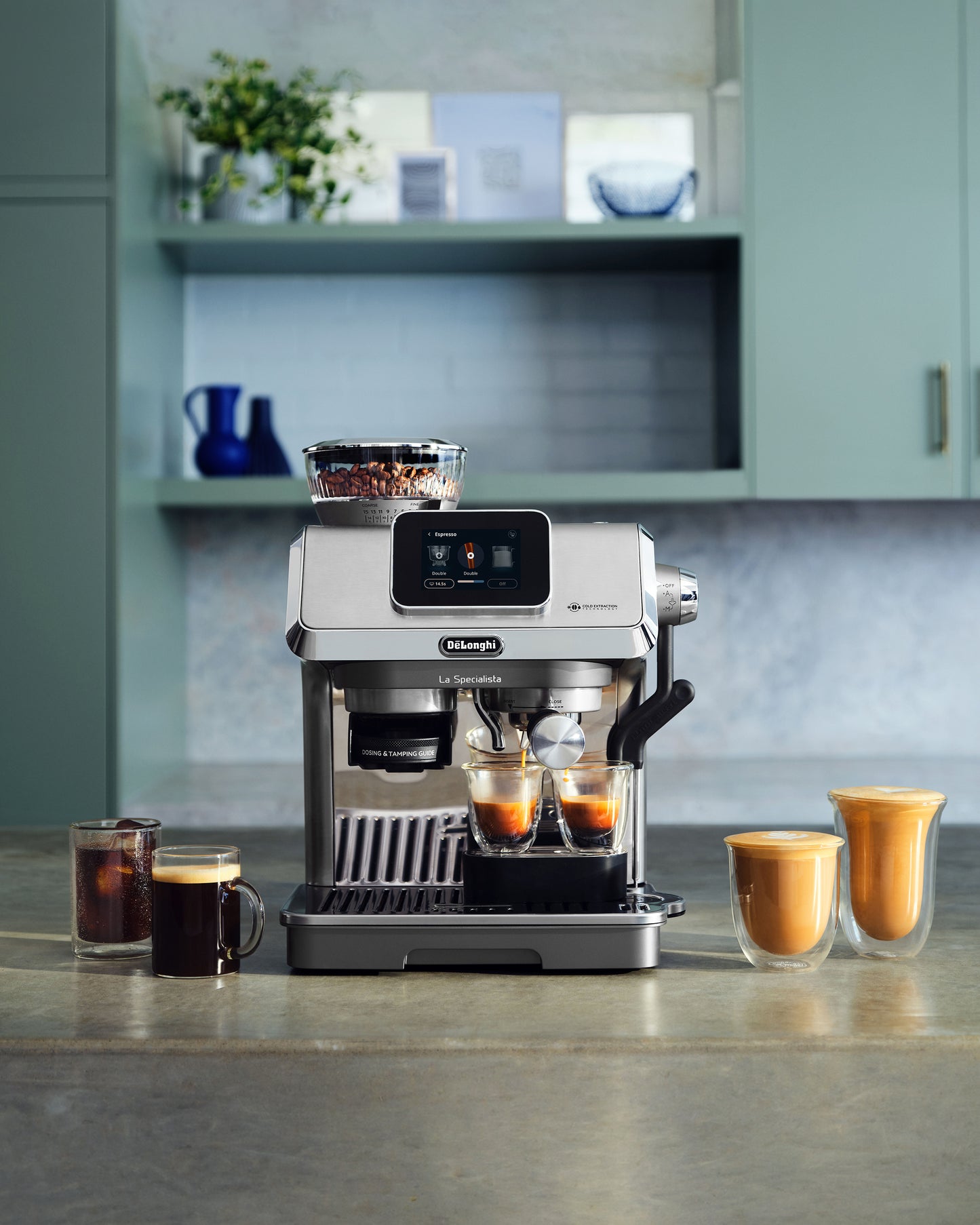 De'Longhi La Specialista Semi-Automatic Espresso Machine Toutch Plus Cold Brew EC9455.M Metal (ESMA Certfied)