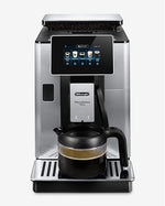 ماكينة قهوة ديلونجي بريمادونا سول، ماكينة قهوة أوتوماتيكية بالكامل من الحبوب إلى الكوب، أكثر من 20 وظيفة، مثالية للإسبريسو والأمريكانو والكابتشينو واللاتيه والماكياتو والعديد من وصفات القهوة الأخرى ECAM610.75.MB