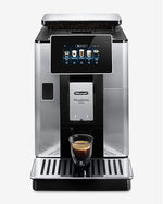 ماكينة قهوة ديلونجي بريمادونا سول، ماكينة قهوة أوتوماتيكية بالكامل من الحبوب إلى الكوب، أكثر من 20 وظيفة، مثالية للإسبريسو والأمريكانو والكابتشينو واللاتيه والماكياتو والعديد من وصفات القهوة الأخرى ECAM610.75.MB