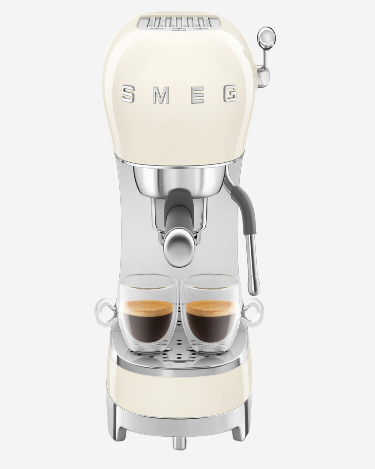 SMEG Espresso Machine Cream 50’s Style - ECF02CRUK