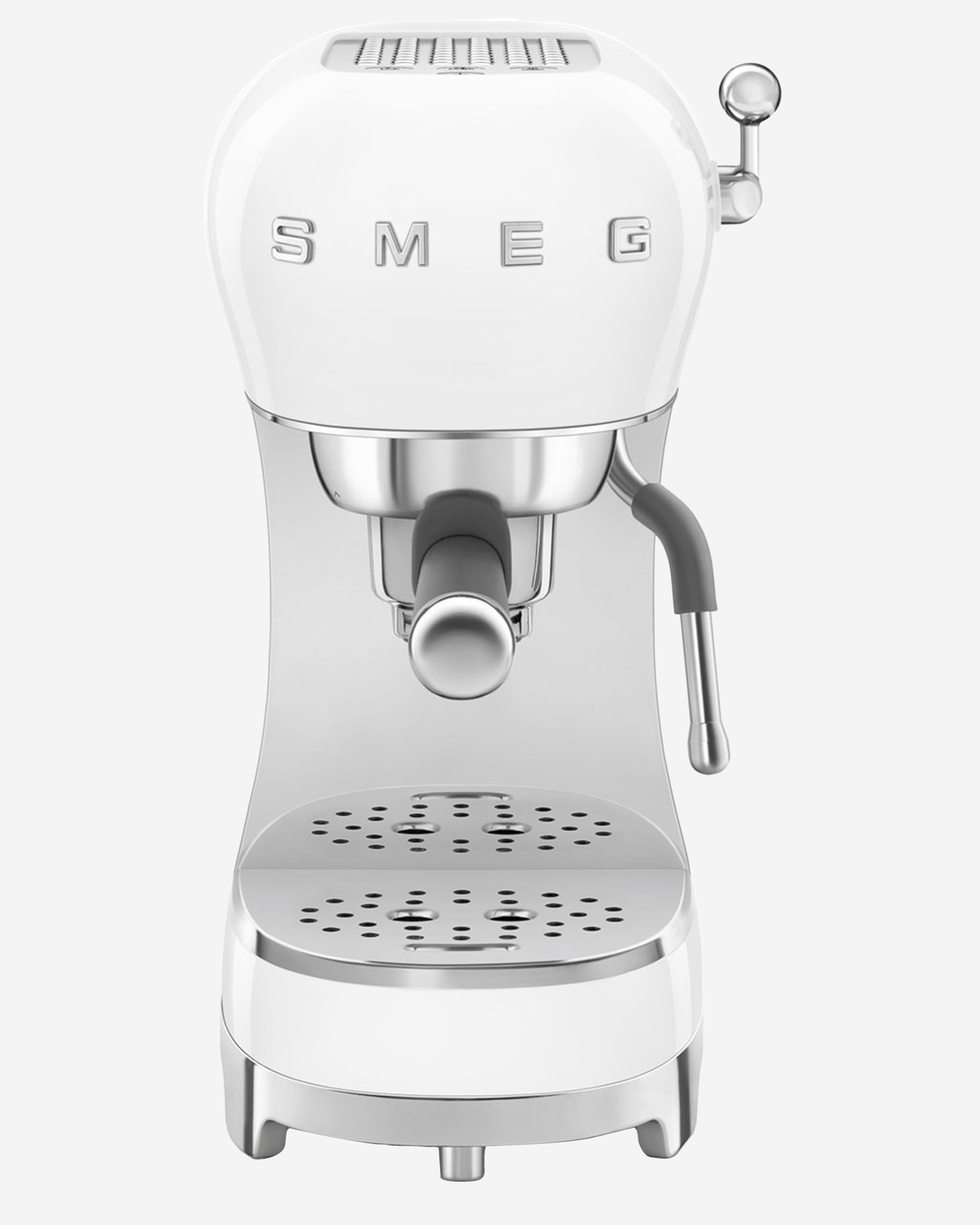 SMEG Espresso Coffee Machine White New - ECF02WHUK