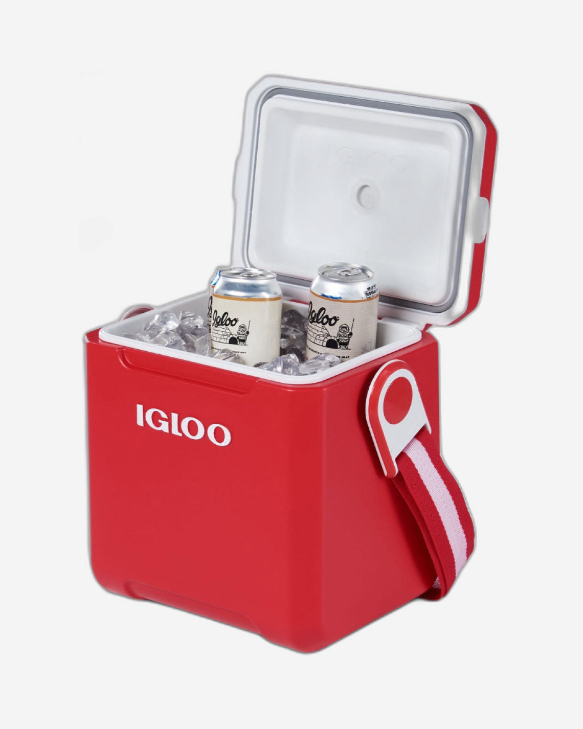 00032657-Igloo-11 Qt Tag-A-Long Too Cooler - أحمر