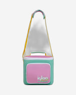 حقيبة غداء إيجلو ريترو مربعة مبردة - شاي الورد