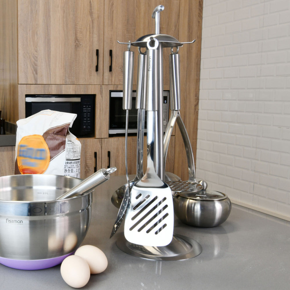 مجموعة أدوات طهي فيسمان، 6 قطع، فضية، 16 × 43 سم