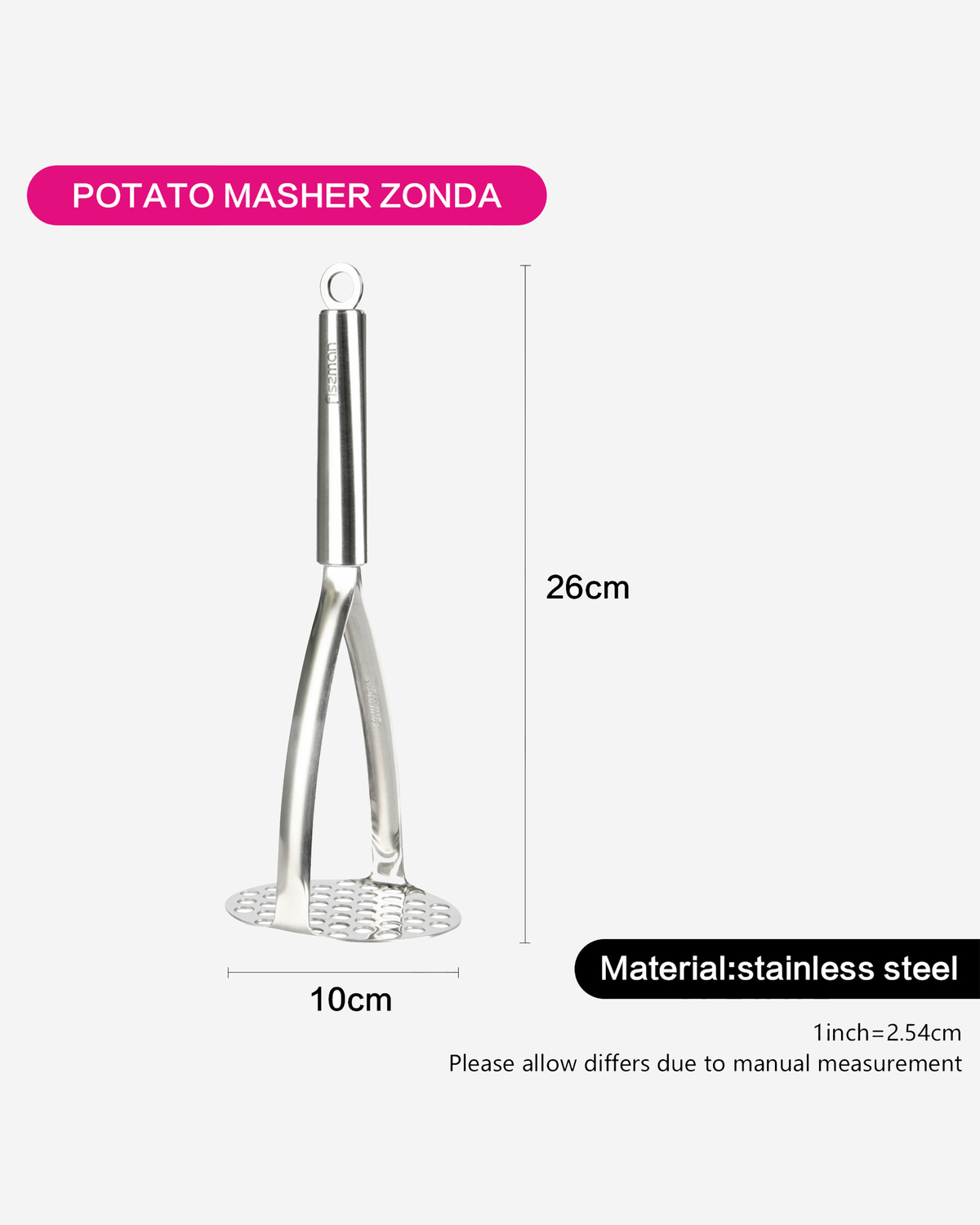 Fissman Potato Masher Stainless Steel