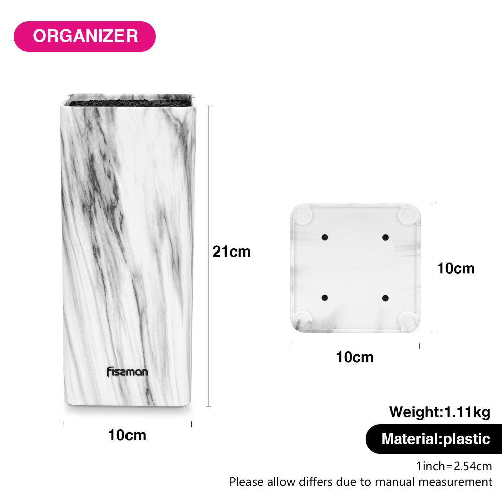 منظم سكاكين المطبخ من فيسمان، 22 سم، مع شعيرات بلاستيكية مرنة