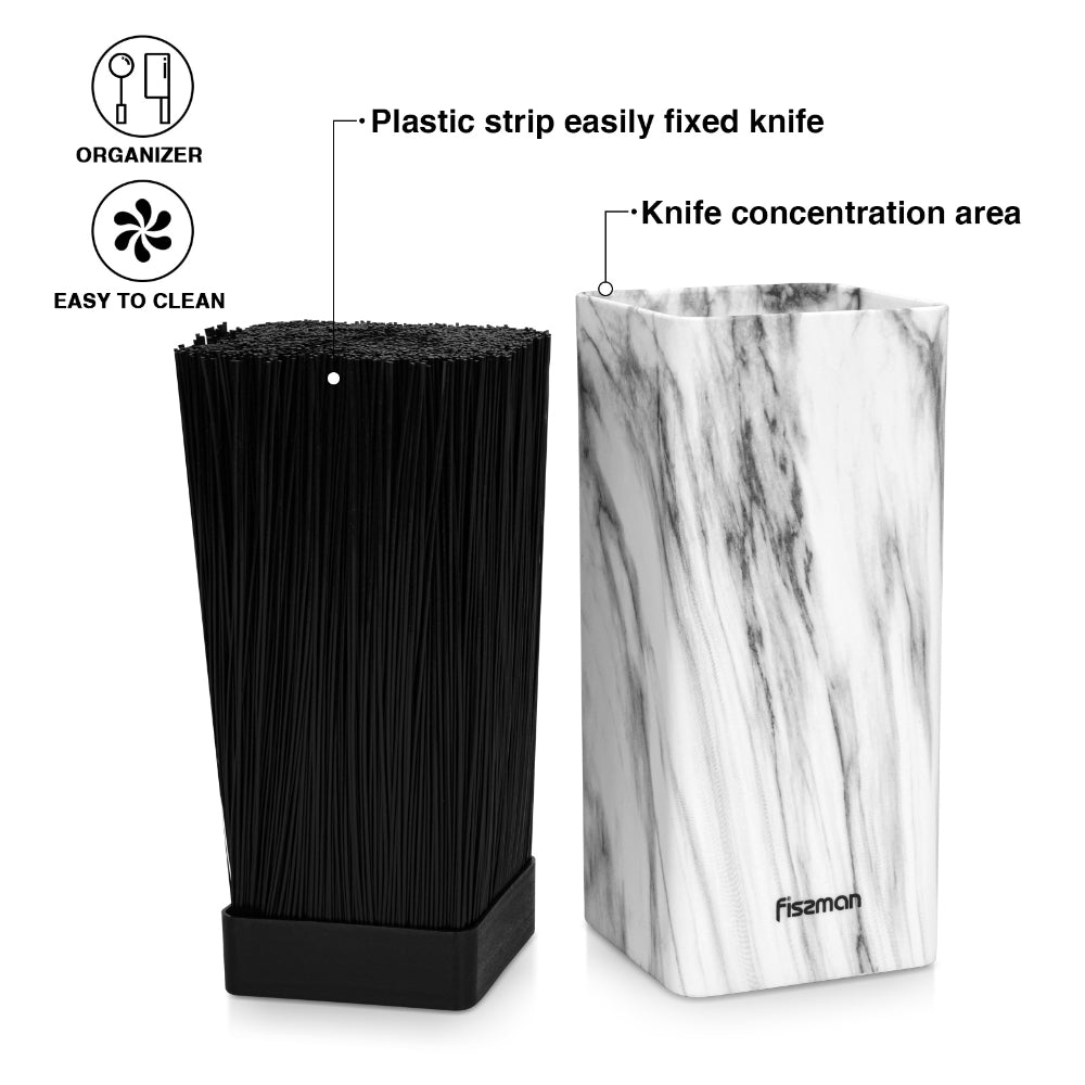 منظم سكاكين المطبخ من فيسمان، 22 سم، مع شعيرات بلاستيكية مرنة
