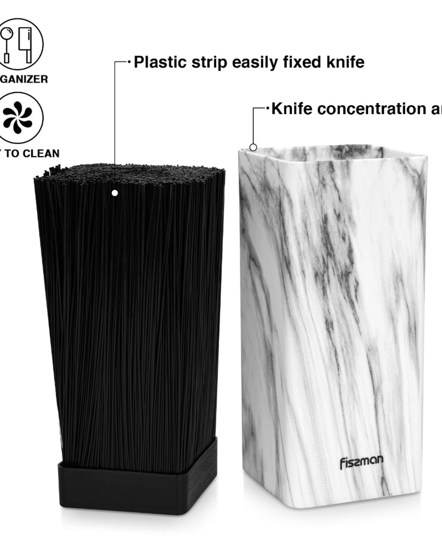 منظم سكاكين فيسمان بشعيرات مرنة 22 سم