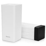 Fissman Kitchen Knife Organizer 10x10x22cm Square Shaped White (Plastic)