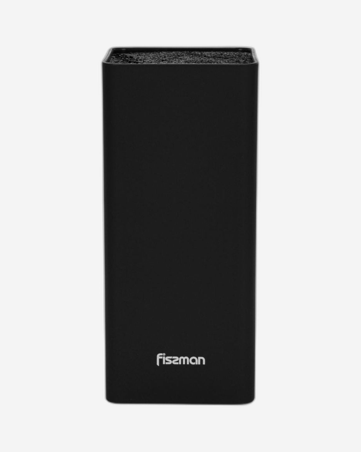 منظم سكاكين المطبخ من فيسمان، مقاس 10×10×22 سم، مربع الشكل، أسود (بلاستيك)