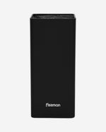 منظم سكاكين المطبخ من فيسمان، مقاس 10×10×22 سم، مربع الشكل، أسود (بلاستيك)