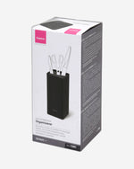 منظم سكاكين المطبخ من فيسمان، مقاس 10×10×22 سم، مربع الشكل، أسود (بلاستيك)