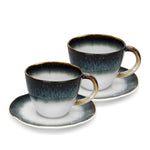 Fissman 2-Piece  Cups GALACTICA 230 ml With Saucers Porcelain