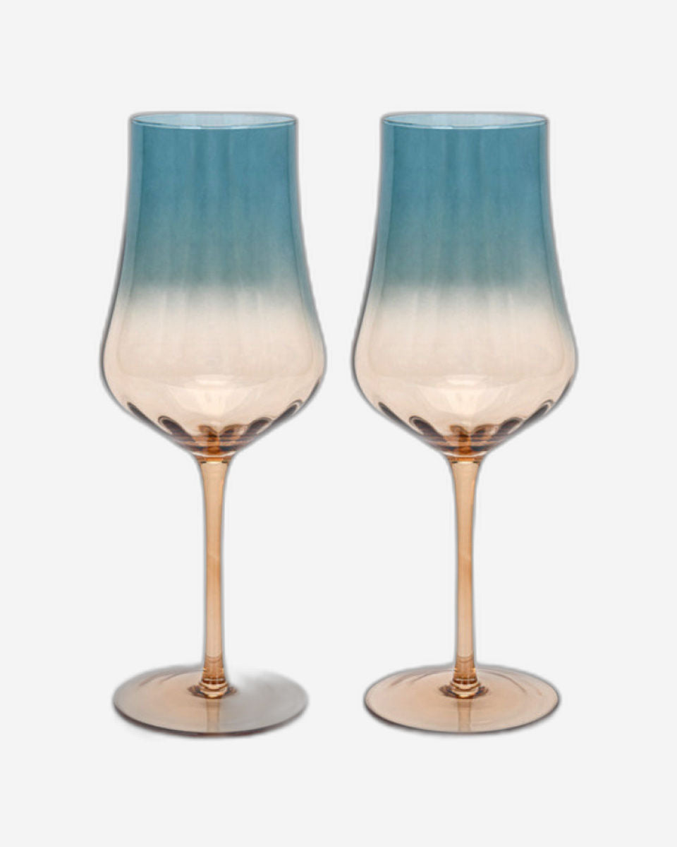 طقم كؤوس نبيذ فيسمان حمراء، قطعتان، سعة 600 مل