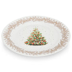 Fissman 2-Piece Plate Christmas, 27cm New Bone China