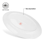 طبق بيضاوي من فيسمان لعيد الميلاد، ٣٥ سم، مصنوع من الخزف العظمي الجديد