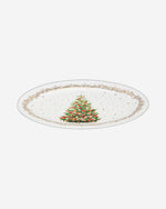 Fissman Oval Plate Christmas, 30cm, New Bone China