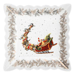 طبق تقديم مربع الشكل من فيسمان، 22.5 سم، بورسلين