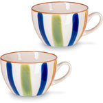 كوب فيسمان بورسلين من قطعتين بتصميم أنيق وبسيط، سعة 470 مل