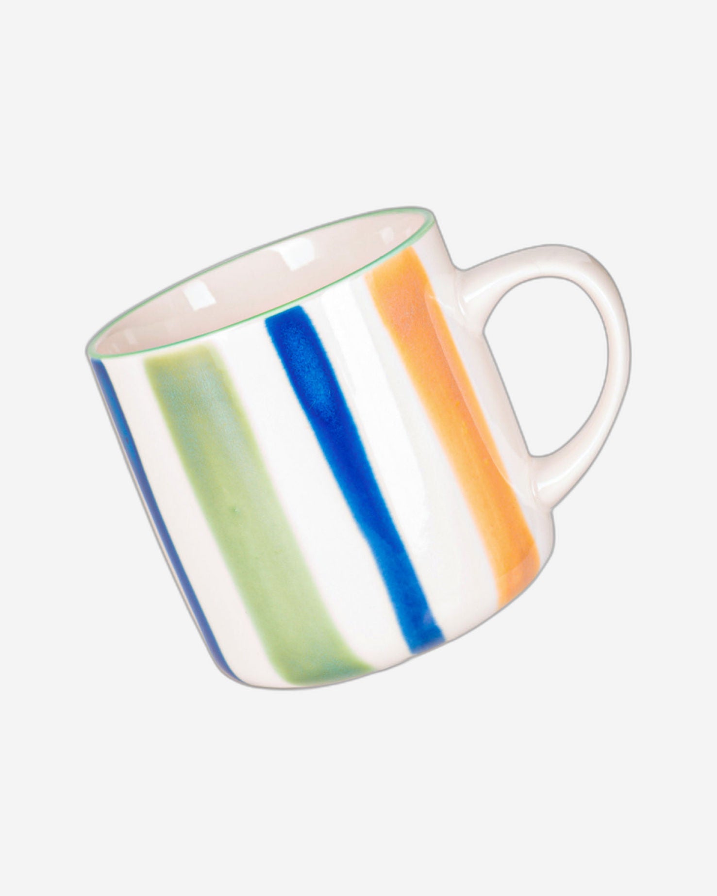 كوب فيسمان من البورسلين، قطعتين، بتصميم أنيق وبسيط، سعة 400 مل