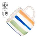 كوب فيسمان من البورسلين، قطعتين، بتصميم أنيق وبسيط، سعة 400 مل