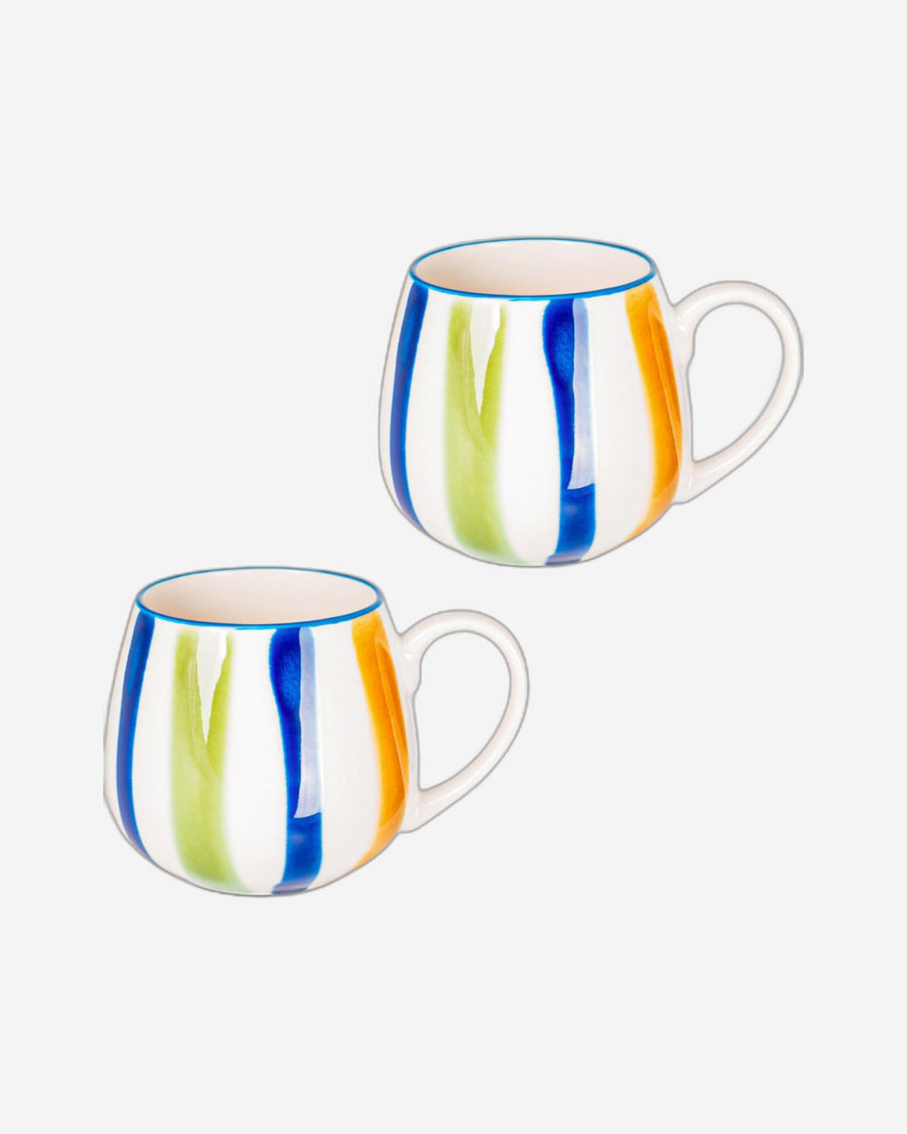 كوب فيسمان من البورسلين مكون من قطعتين بتصميم أنيق وبسيط سعة 450 مل