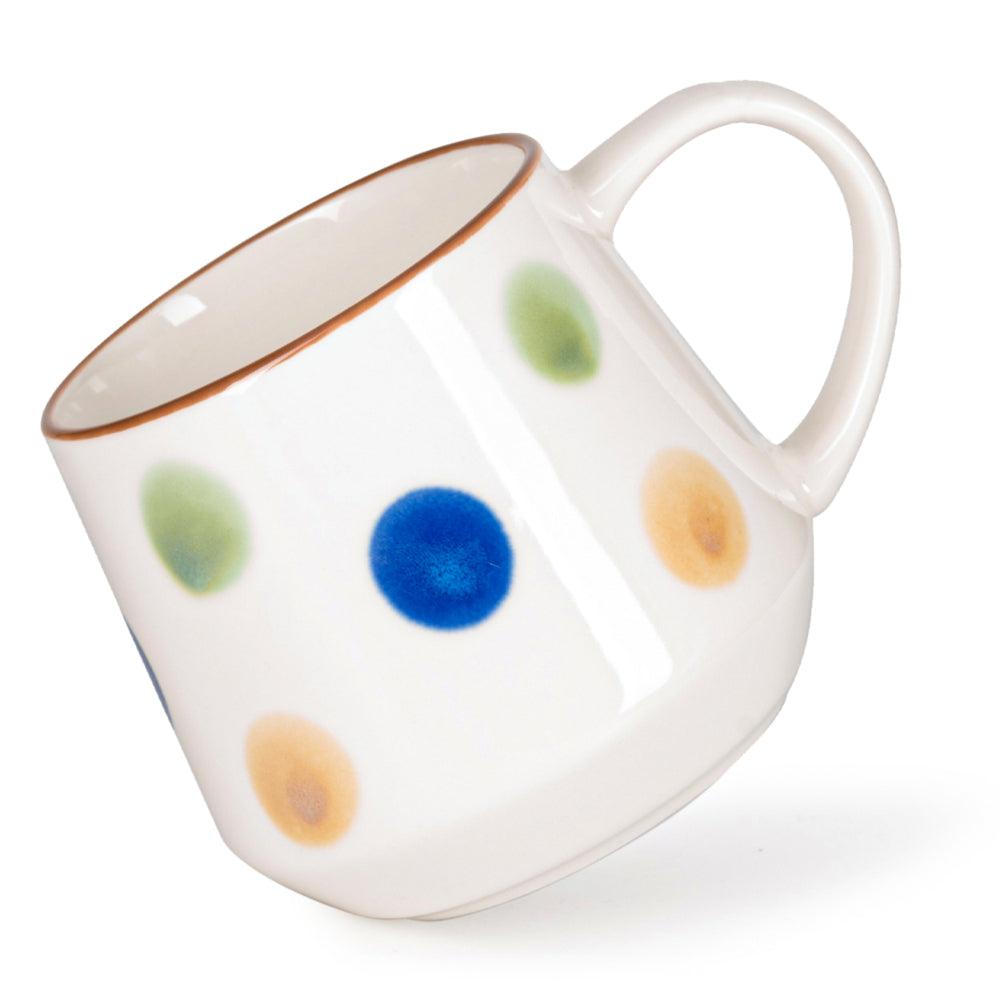 كوب فيسمان من البورسلين مكون من قطعتين بتصميم أنيق وبسيط سعة 500 مل