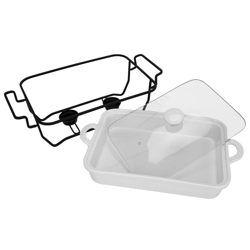 طبق تسخين مستطيل من فيسمان، 31 سم/2.2 لتر (بورسلين)