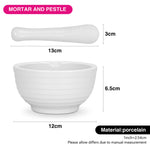 مجموعة فيسمان للمدقة والهاون 12 سم، مطحنة ثوم وتوابل وسحق أعشاب