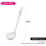 مغرفة فيسمان 32 سم مع النايلون والسيليكون سلسلة بيانكا البيضاء