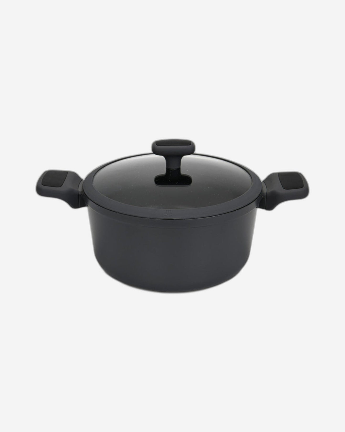 قدر فيسمان تيتانيوم برو 20 سم/2.7 لتر مع غطاء زجاجي من الألومنيوم المصبوب وطلاء غير لاصق