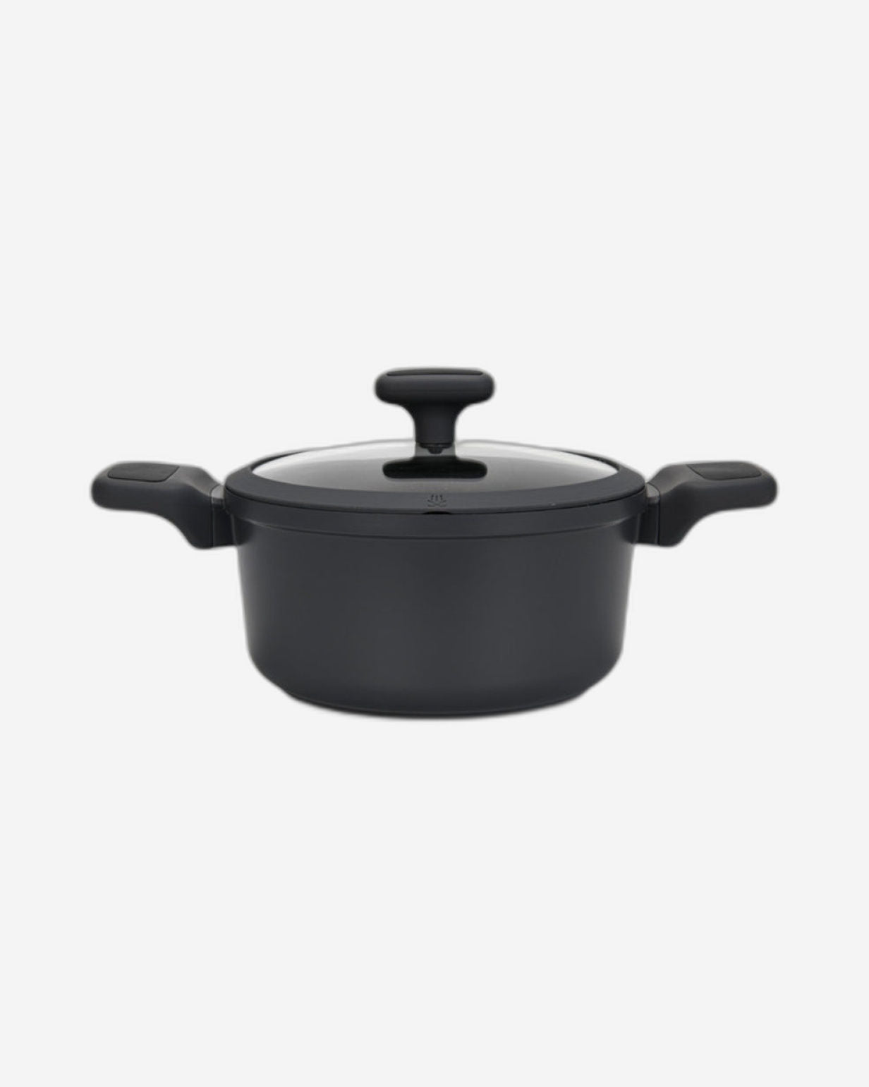 قدر فيسمان تيتانيوم برو 20 سم/2.7 لتر مع غطاء زجاجي من الألومنيوم المصبوب وطلاء غير لاصق