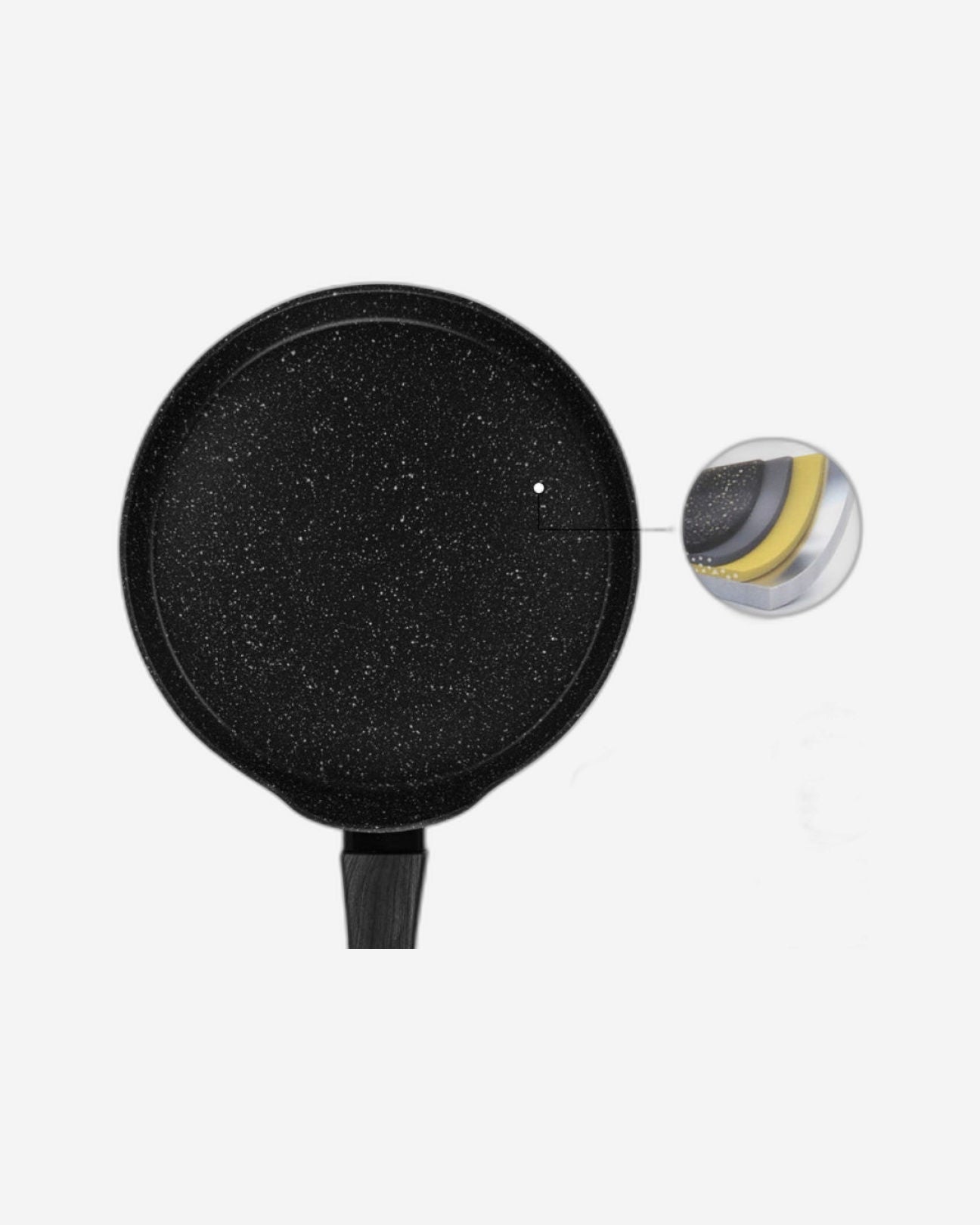 مقلاة فيسمان أنجيلا للكريب مصنوعة من الألومنيوم، قطرها 24 سم