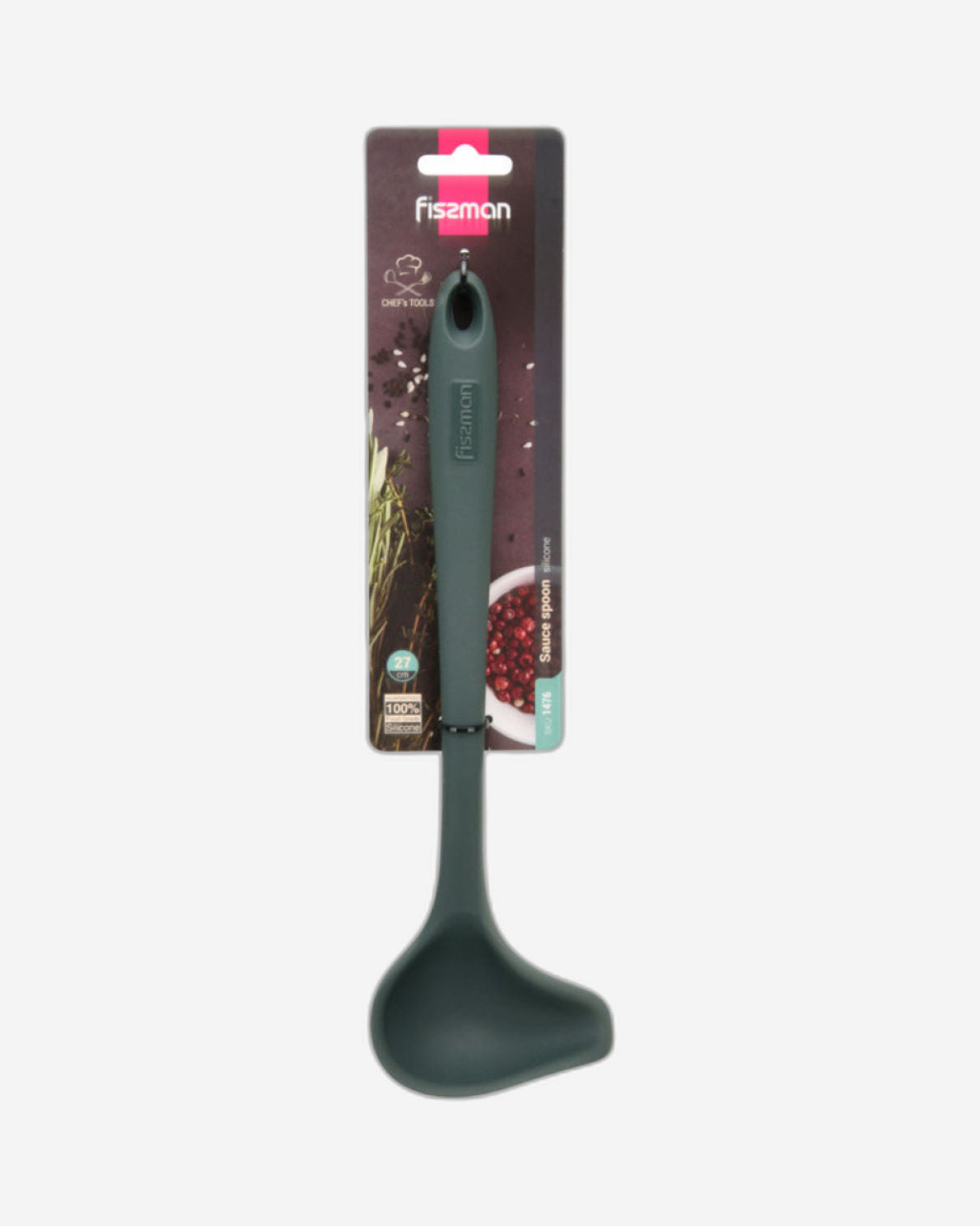 ملعقة صلصة فيسمان، أدوات الشيف، ٢٧ سم، لون أفوكادو (سيليكون)