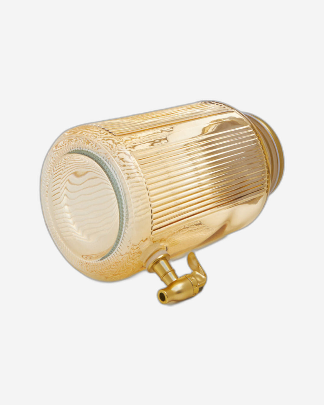 موزع مشروبات زجاجي من فيسمان سعة 5.8 لتر مع حامل معدني