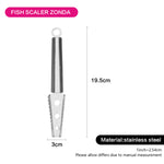 مقشرة سمك فيسمان 19 سم من الفولاذ المقاوم للصدأ سلسلة زوندا