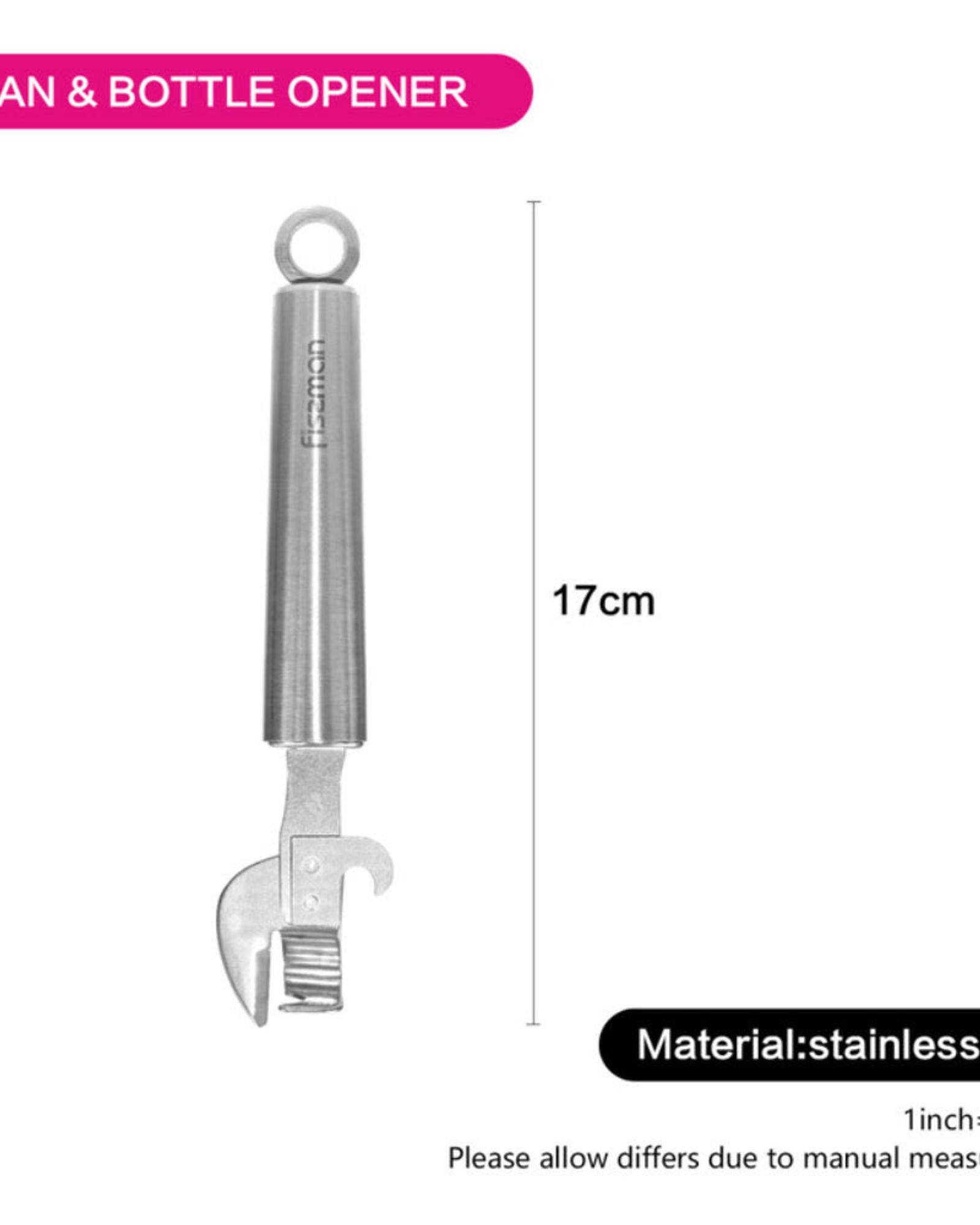 فتاحة زجاجات فيسمان من الفولاذ المقاوم للصدأ سلسلة زوندا