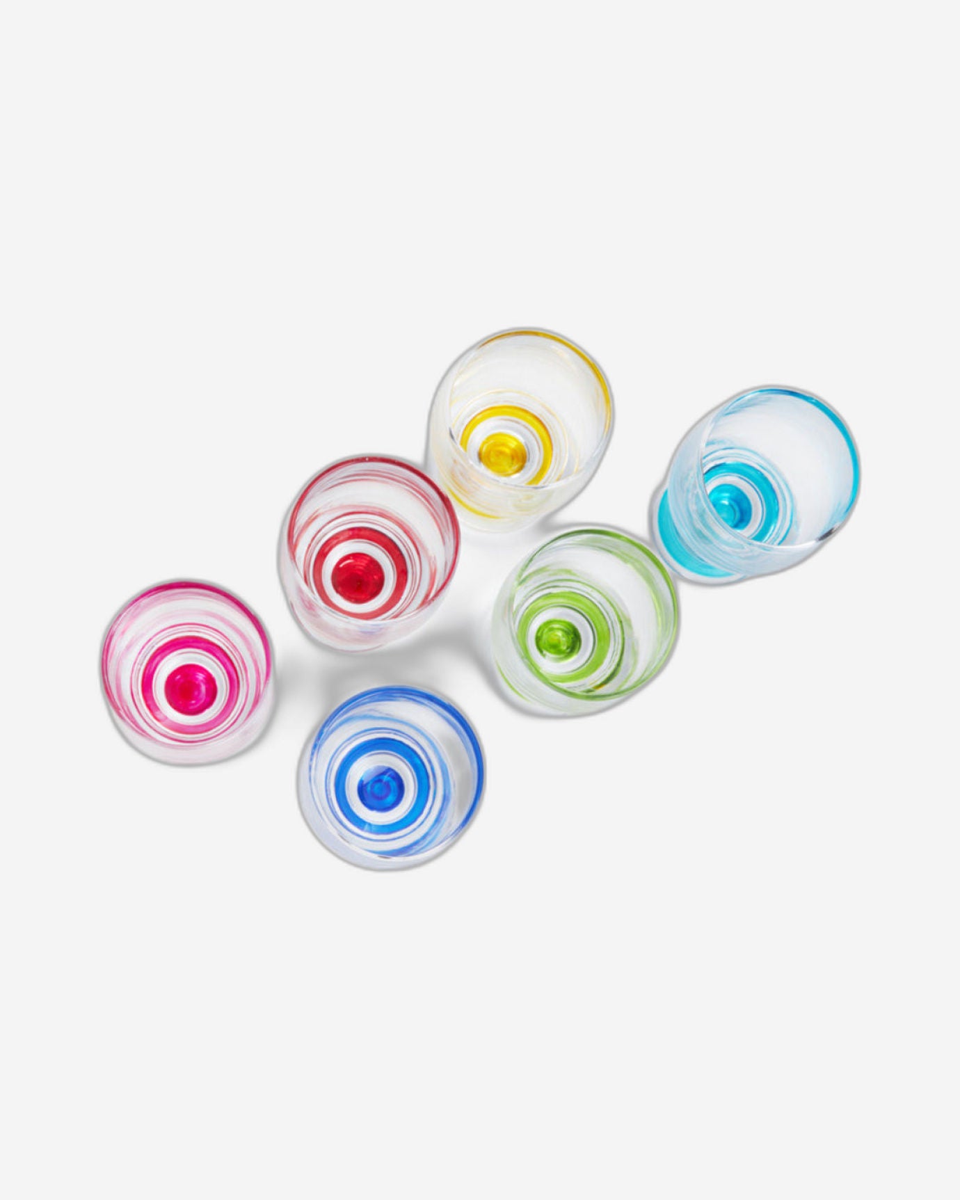 أكواب فيسمان الصغيرة، 6 قطع، سعة 60 مل، مع حامل زجاجي