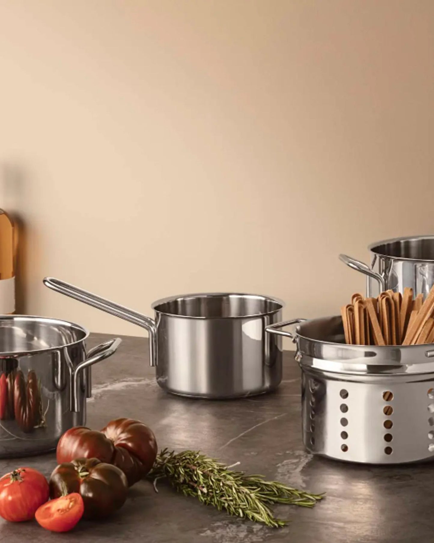 طقم أواني طهي من الفولاذ المقاوم للصدأ من إيفا سولو 202350، 4 قطع