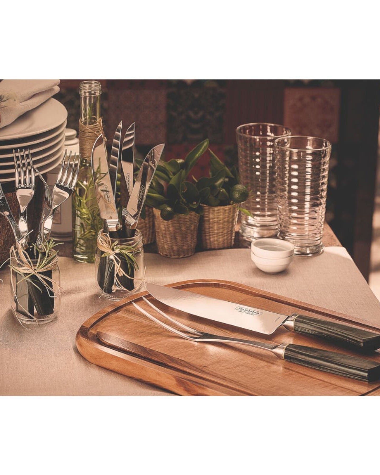 ترامونتينا منذ عام 1911، صنع في البرازيل، شوكة جامبو